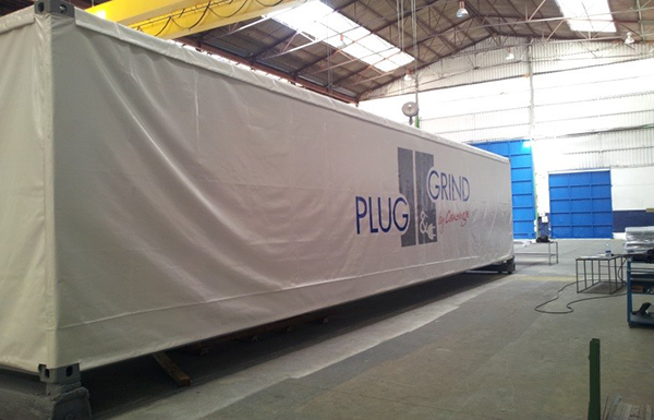 container canvas cover