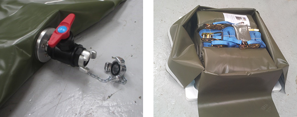 Flexible potable water tank