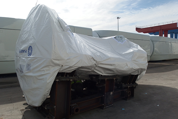 drive train cover for wind industry