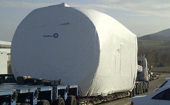nacelle on transport
